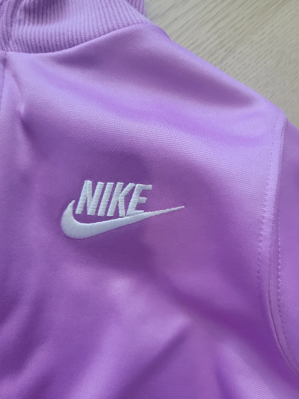 Nike Logo Taping Girls Track Suit. Purple. Size 6. Joggers And Zip Up Jacket - Picture 3 of 8